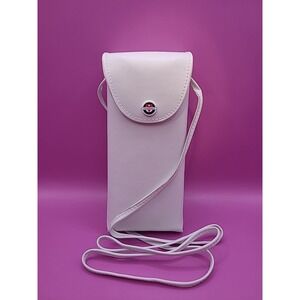 Vintage Vuarnet France White Logo Sunglasses Case Holster Crossbody Leather